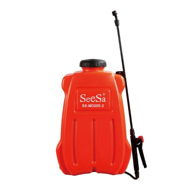 SeeSa Electric Weed Sprayer Red 20L Spot Spray Backpack Garden Tank Pump