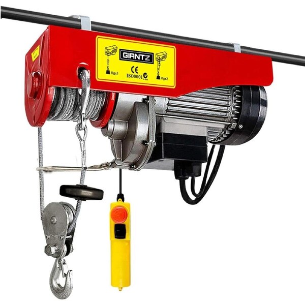 Remote Winch Lift Tool Strong Cable Rope Chain Lifting 250KG 240V Electric Hoist
