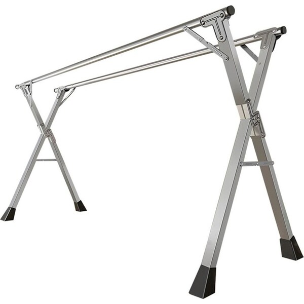 SOGA 2m Portable Standing Clothes Drying Rack Foldable Space-Saving Laundry Holder Indoor Outdoor