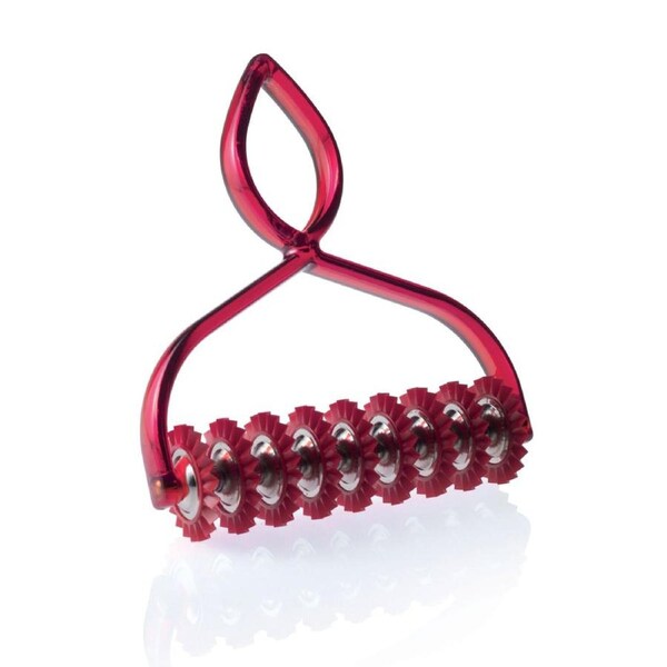 Marcato Pasta Bike w/ 9 Interchangeable Wheels Cutting Baking Accessory Red