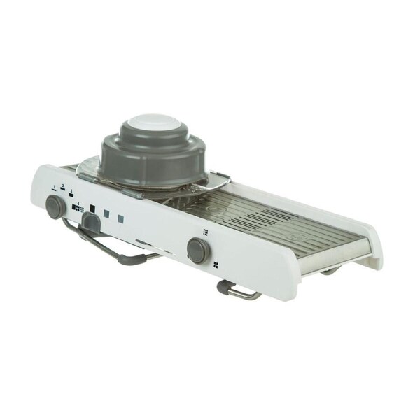 Progressive PL8 Professional Vegetable Cubing Mandoline w/ Adjustable Blades WHT