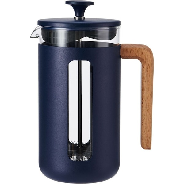 La Cafetiere Pisa 8-Cup 1L Stainless Steel/Glass Coffee French Press Maker Navy