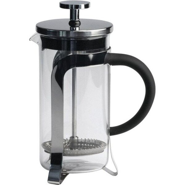 Euroline 350ml Glass Tea & Coffee Plunger w/ Stainless Steel Frame French Press
