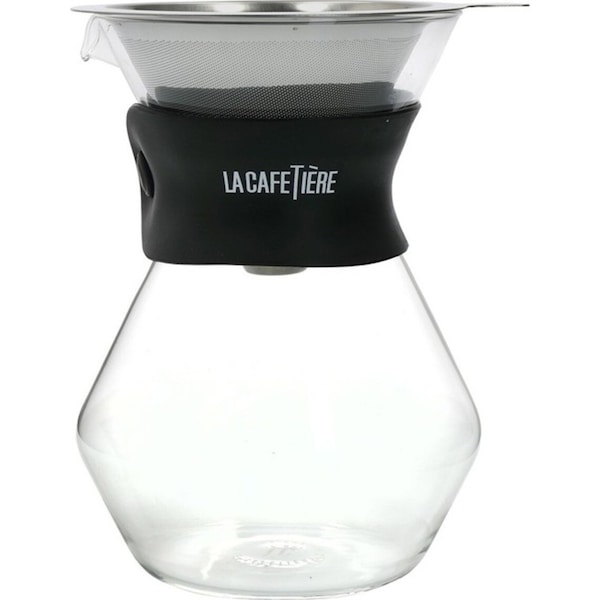 La Cafetiere 15cm/400ml 3-Cup Glass Coffee Dripper & Carafe Maker Brewer Set