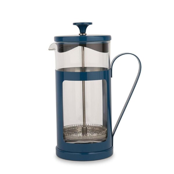 La Cafetiere Monaco 8-Cup 1L Stainless Steel/Glass Coffee French Press Navy