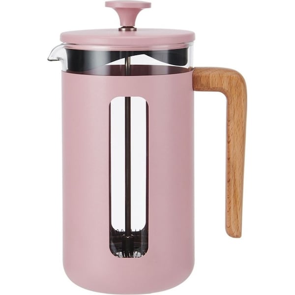 La Cafetiere Pisa 8-Cup 1L Stainless Steel/Glass Coffee French Press Maker Pink