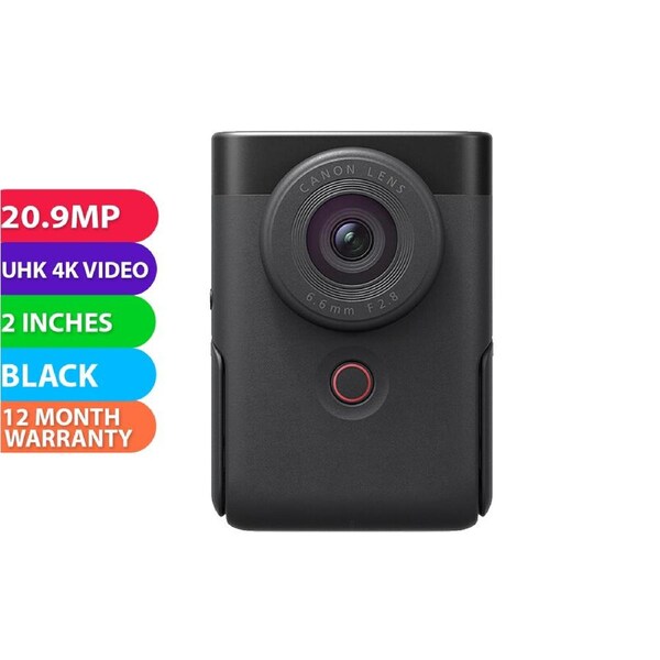Canon PowerShot V10 Vlog Camera (Black) - BRAND NEW