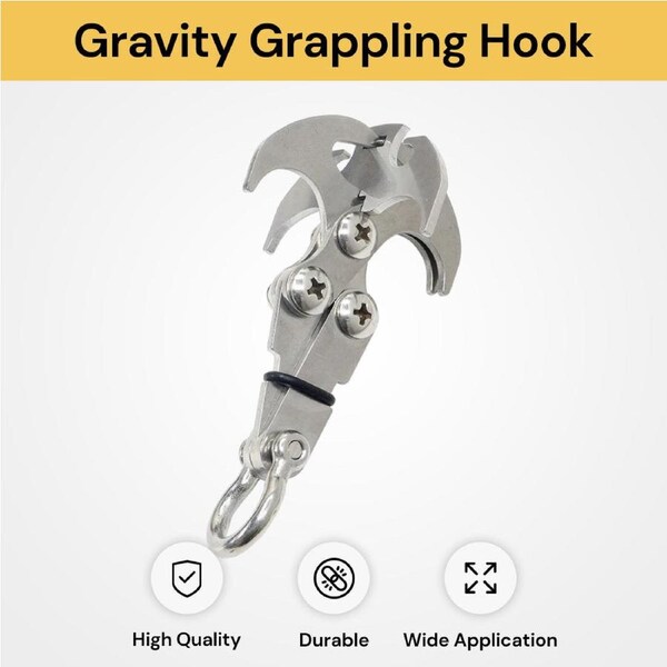 Gravity Grappling Hook - Heavy Duty, Versatile Use