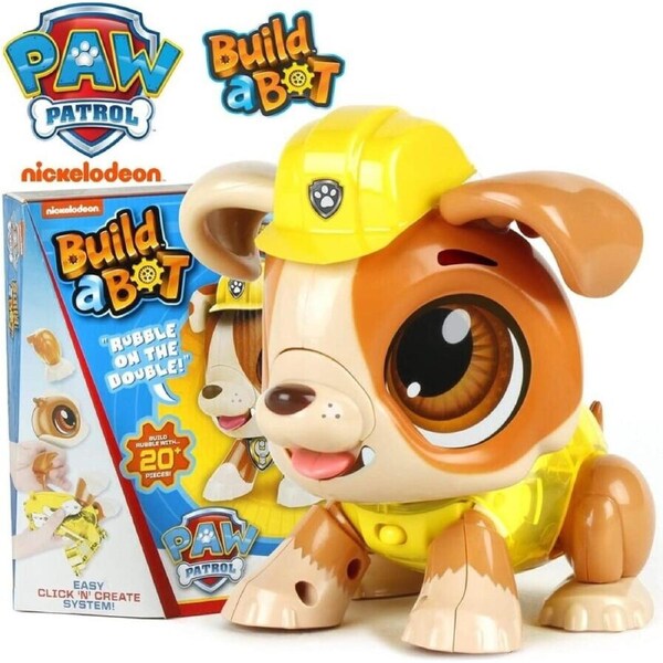 Paw Patrol Build a Bot 20+ Pieces STEM Learning Toy Robot Rubble