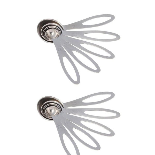 2x 5pc Cuisena Stainless Steel Measuring Spoons Scoop Baking/Kitchen Utensil Set