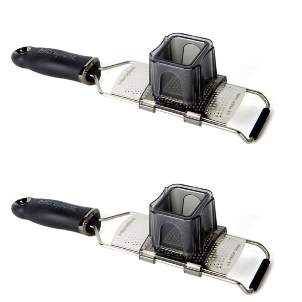 2x Microplane Slider Attachment Glider For Gourmet Series Zester Grater Clear BK