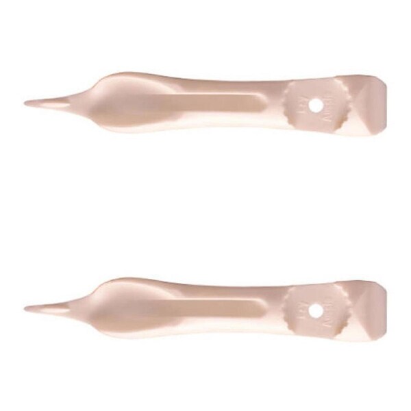 2x Cuisena Ezy-Aussie Prawn Peeler Mess-Free Shrimp Opener Kitchen Utensil White