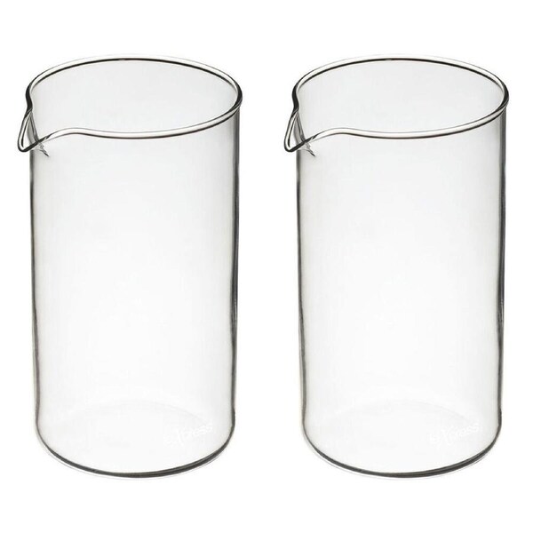 2x La Cafetiere 8-Cup Replacement 1L Glass Jug Beaker For French Coffee Press