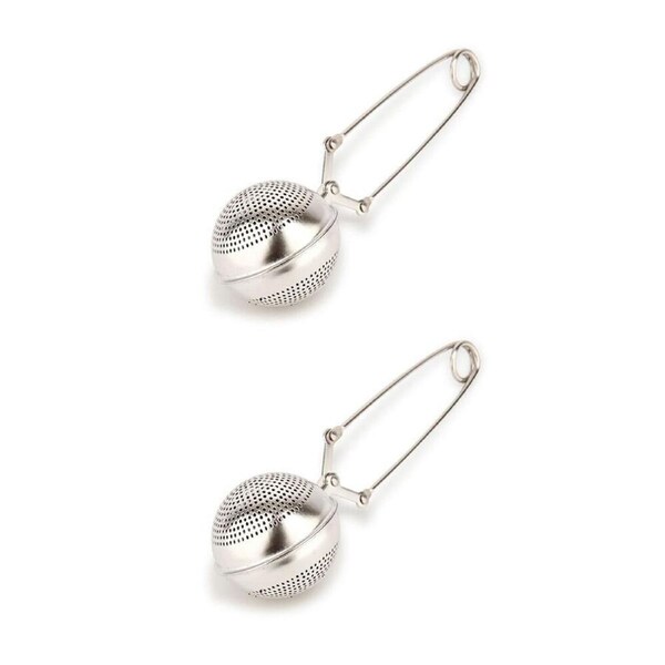 2x La Cafetiere 16cm Single Cup Stainless Steel Tea Infuser Strainer/Filter SLVR