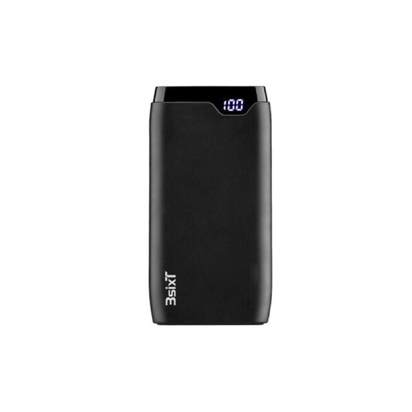 3sixT JetPak 10000mAh Pro LED Power Bank Portable Battery Fast Charging Black