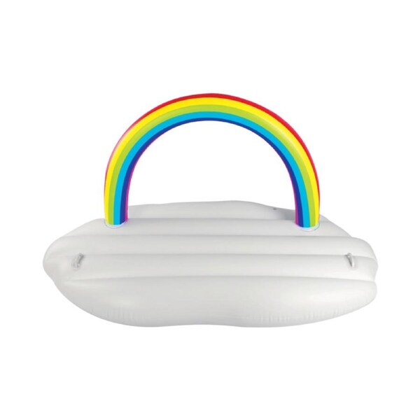 Lazy Dayz Inflatable Rainbow Cloud Float 185cm