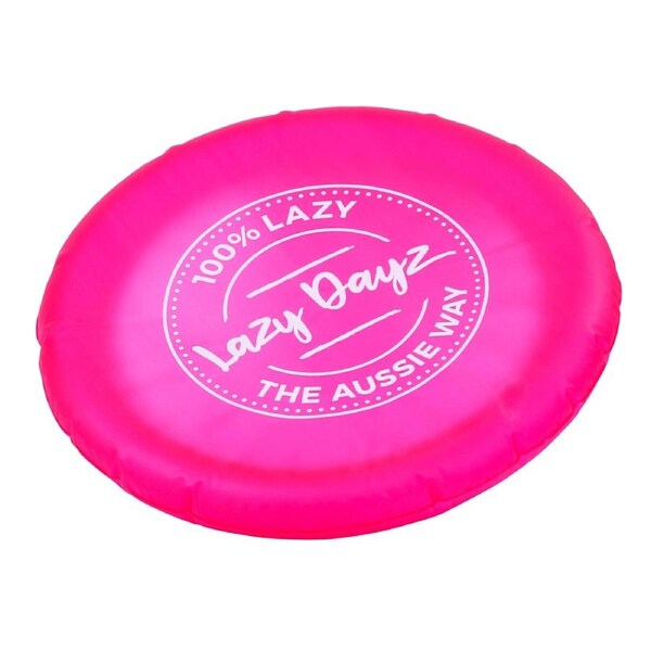 Lazy Dayz Inflatable Frisbee - Pink