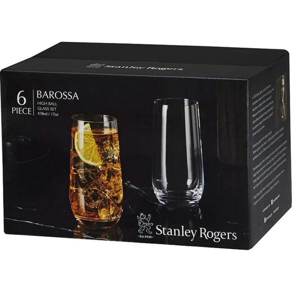 Stanley Rogers Barossa High Ball Glass 478ml - Set of 6