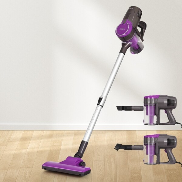 500W Devanti Stick Vacuum Cleaner Handheld Corded Purple