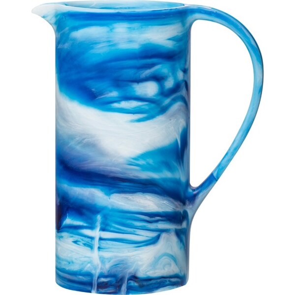 Tempa Marlow 1.6L/23cm Polyresin Jug Pitcher Water/Juice Drink Container Ocean