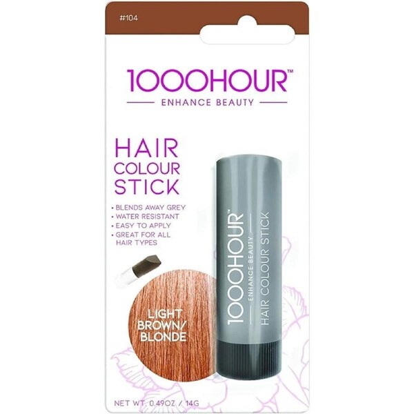 1000 Hour Hair Colour Stick 14g - Light Brown/Blonde