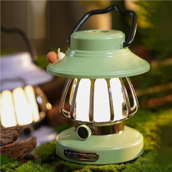 2Pcs Outdoor Camping Light Rechargeable Tent Mood Lamp Creative Night Light