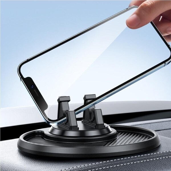 Dashboard Phone Holder Car Silicone Phone Mount Anti-Slip Pad Cellphone Stand