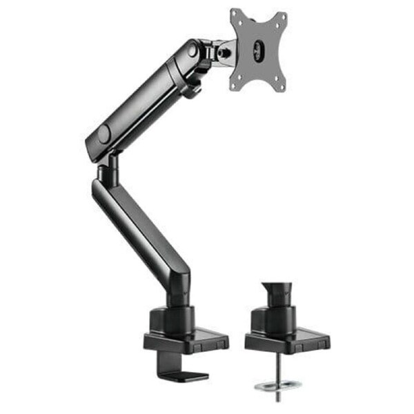 Brateck Single Monitor Aluminium Slim Mechanical Spring Arm Fit Most 17'-32' Up to 8kg per Screen Monitors Arms and Stands - LDT20-C012