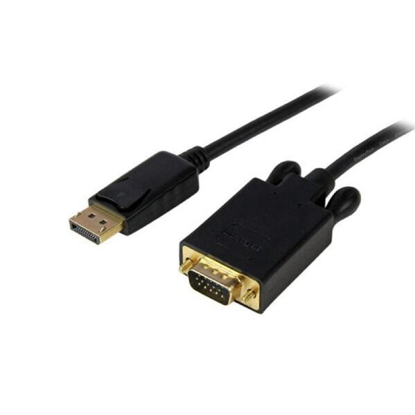 StarTech 10 ft DisplayPort to VGA Adapter Converter Cable DP to VGA 1920x1200 - Black