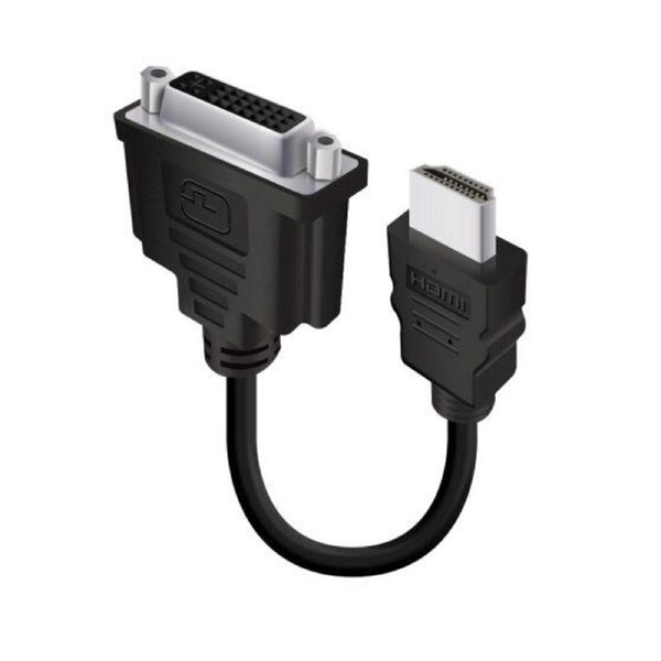 Alogic 15cm Hdmi (M) to Dvi-d (F) Adapter CableMale Female Cables - HDMI-DVI-15MF