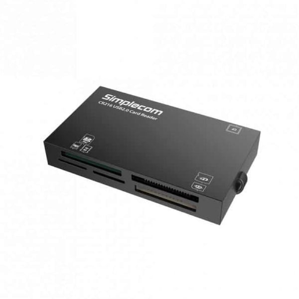 Simplecom CR216 USB 2.0 All in One Memory Card Reader 6 Slot for MS M2 CF XD Micro SD HC SDXC Black