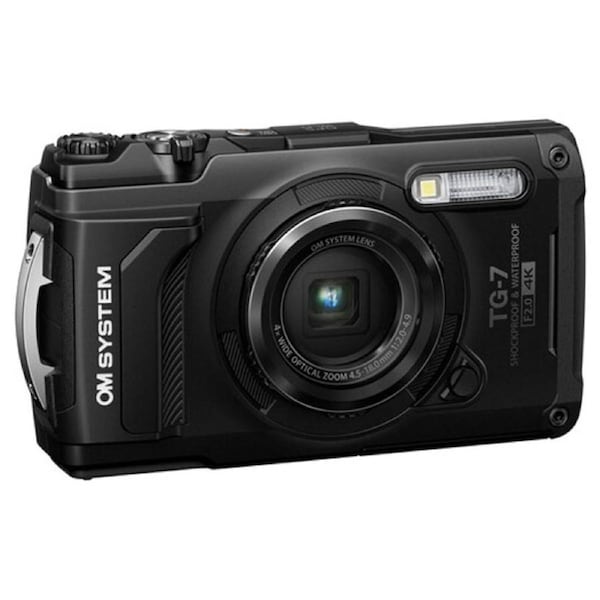 OM System TG-7 Tough Digital Camera - Black