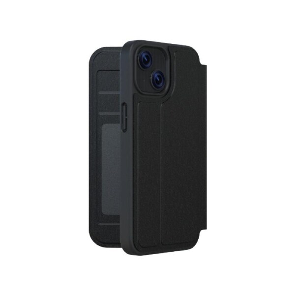 3sixT SlimFolio Mobile Phone Case Protection Cover For Apple iPhone 15 Black