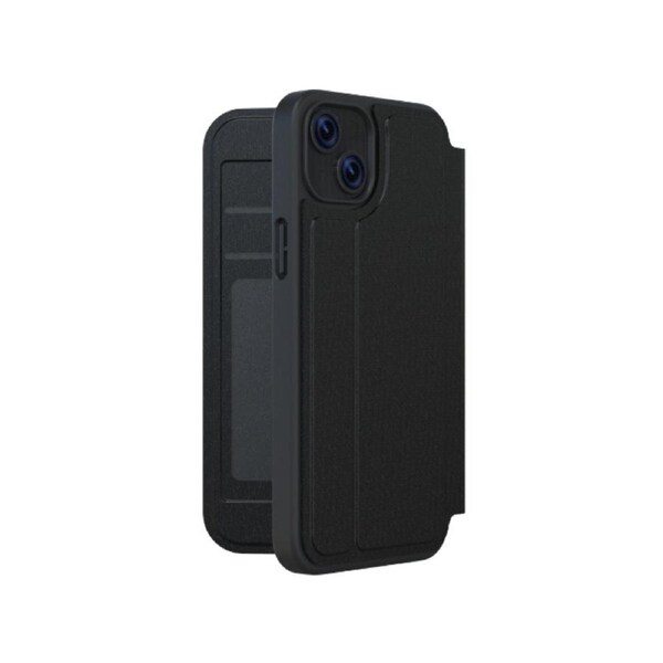 3sixT SlimFolio Mobile Phone Case Protection Cover For Apple iPhone 15 Plus BLK