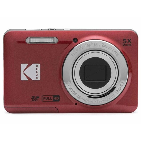 Kodak PIXPRO FZ55 Friendly Zoom Digital Camera - Red