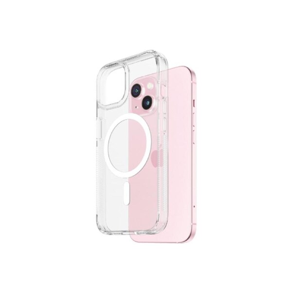 PanzerGlass Magsafe Hard Phone Case Protection Cover For Apple iPhone 15 Clear