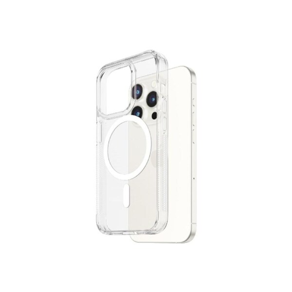 PanzerGlass Magsafe Hard Phone Case Mobile Cover For Apple iPhone 15 Pro Clear