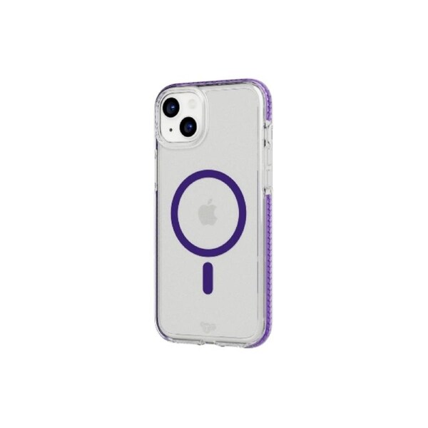 Tech21 EvoCrystal w/ MagSafe Mobile Phone Case For Apple iPhone 15 Plus Amethyst