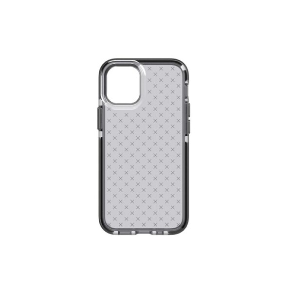 Tech21 Evo Check Phone Case Mobile Cover For Apple iPhone 12 mini Smokey Black
