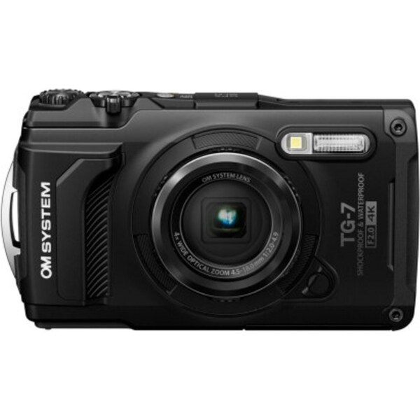 OM SYSTEM TG-7 Black Digital Compact Camera