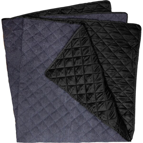 Tempa Kayce Picnic 150cm Blanket Camping Outdoor Travel Mat w/ Buckle Strap Navy