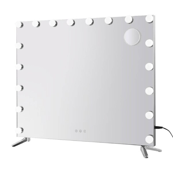 Makeup Mirror with Light LED Hollywood Mounted Wall - 65x80cm