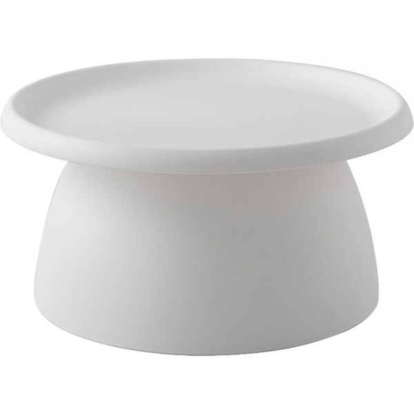Coffee Table Mushroom Round Large Side Table 70CM White