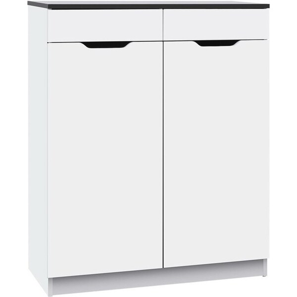 Shoe Cabinet Shoes Storage Rack High Gloss Organiser Cupboard White