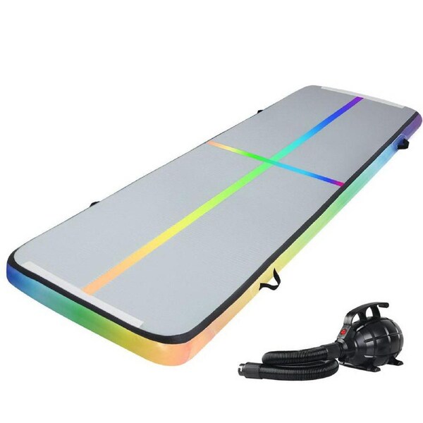 Inflatable Air Track Gymnastics Tumbling Exercise Mat Thick with Pump - 4M