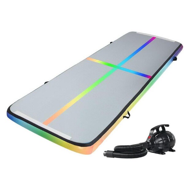 Inflatable Air Track Gymnastics Tumbling Exercise Mat with Pump - 3M