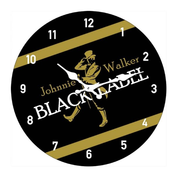 French Country Glass Wall Clock Small 17cm John Walker Clocks