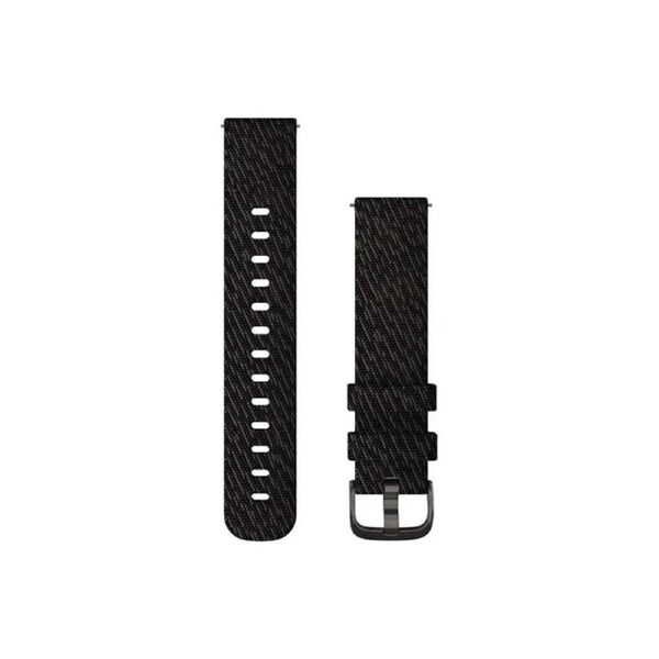 Garmin Quick Release Bands 20mm Black Pepper Woven Nylon 010-12924-13