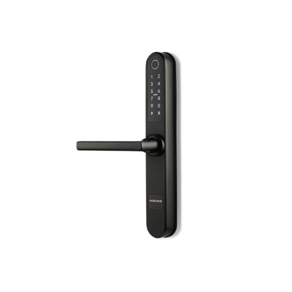 Auslock S31B Slim Series Bluetooth Wi-Fi Smart Door Lock - Black