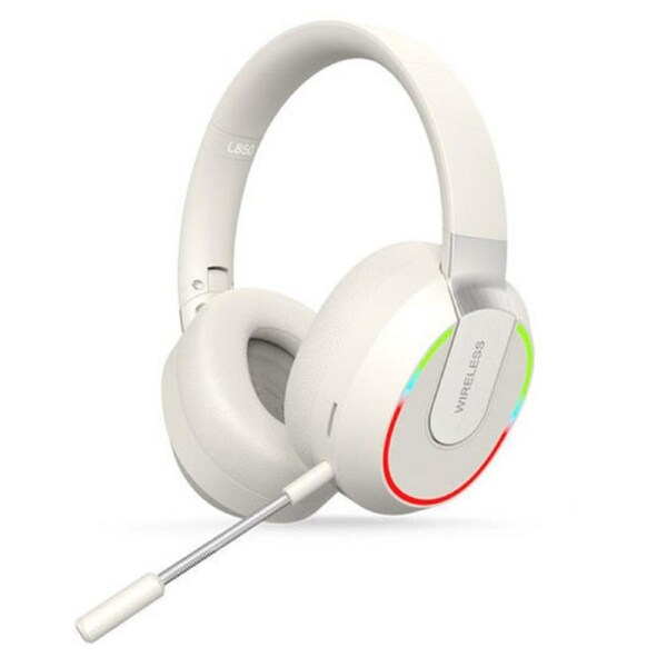 Generic L850-WH Wireless Bluetooth Headset Over Ear with Detachable Microphone